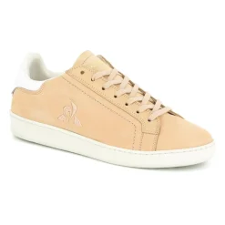 Le Coq Sportif Baskets|Baskets en Velours de Cuir Avantage beige/blanc