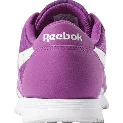 Reebok Baskets|Baskets en Velours de Cuir et Mesh Classic Nylon violettes