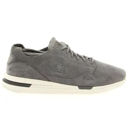 Le Coq Sportif Baskets|Baskets en Velours de Cuir Lcsr Flow grises