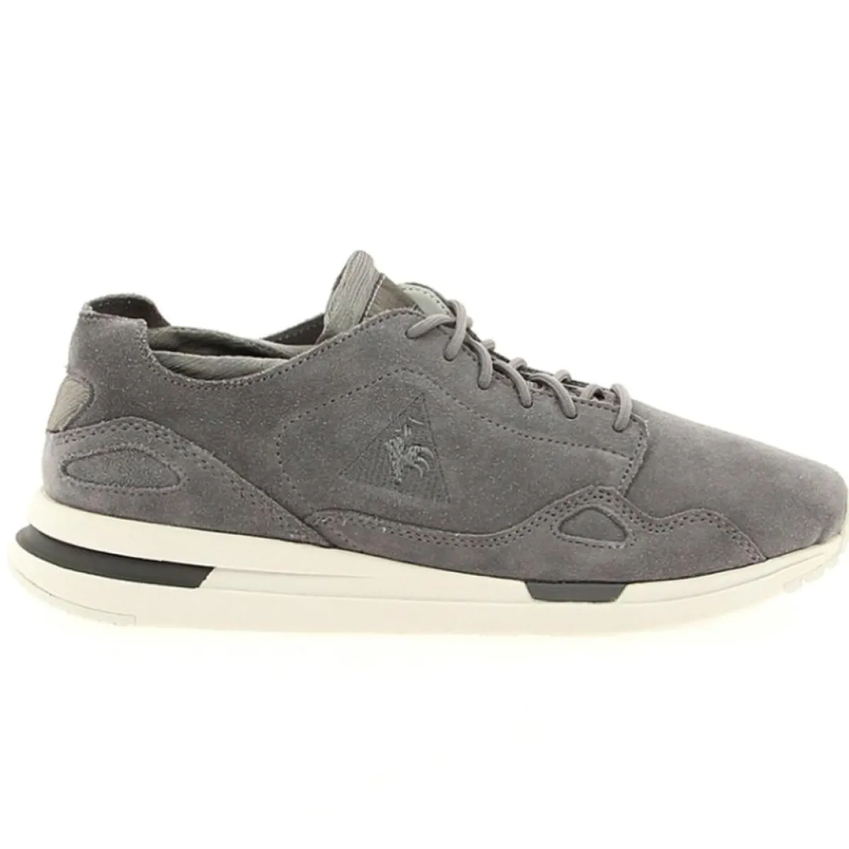 Le Coq Sportif Baskets|Baskets en Velours de Cuir Lcsr Flow grises