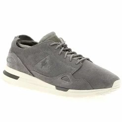 Le Coq Sportif Baskets|Baskets en Velours de Cuir Lcsr Flow grises