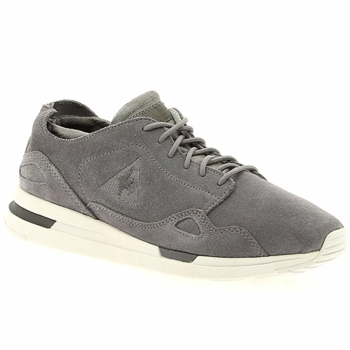 Le Coq Sportif Baskets|Baskets en Velours de Cuir Lcsr Flow grises