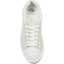 Palladium Baskets|Baskets en Velours de Cuir ajourées Maliga Sud écrues