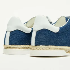 Canal Saint Martin Baskets|Baskets espadrilles en Cuir Lancry jean