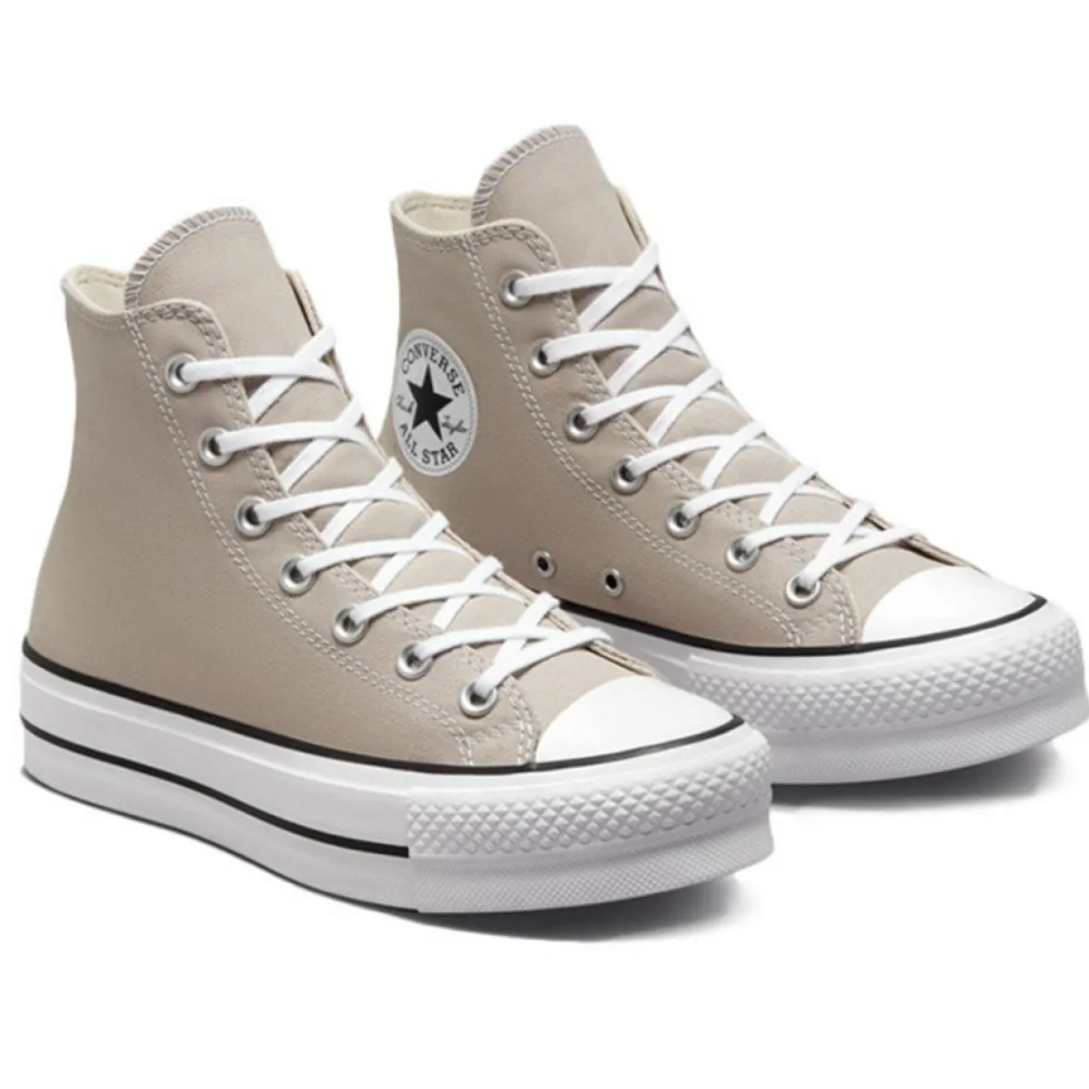 Converse Baskets|Baskets Hi All Star Lift beiges