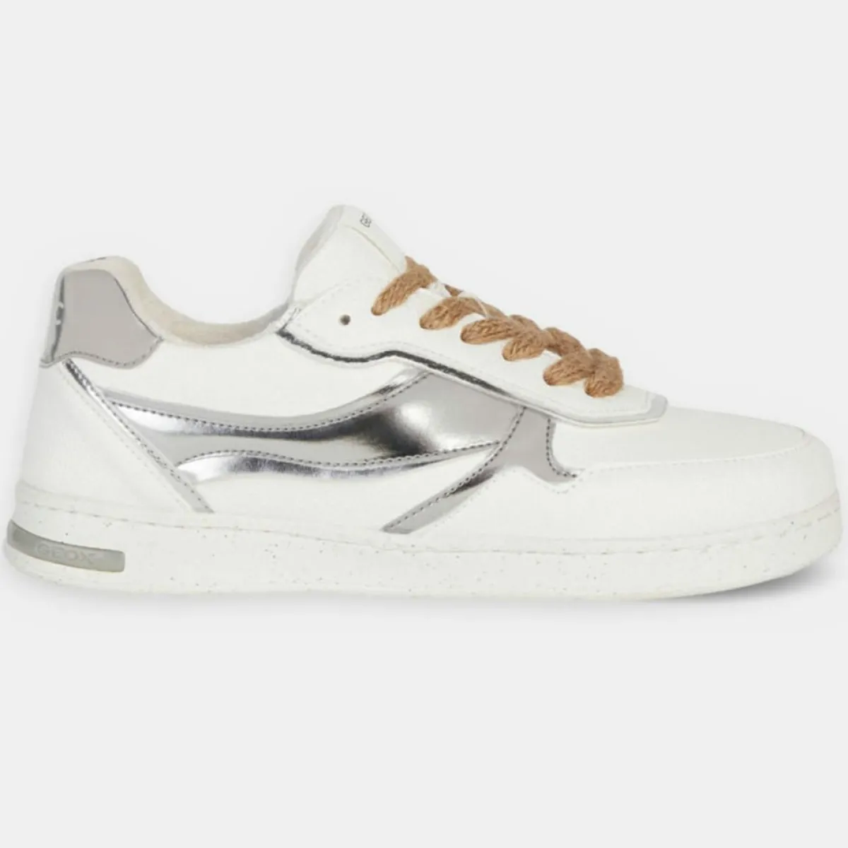 Geox Baskets|Baskets Jaysen blanc/argenté