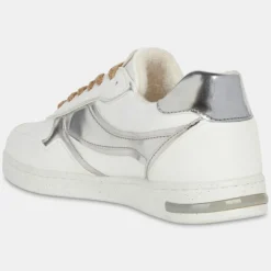 Geox Baskets|Baskets Jaysen blanc/argenté
