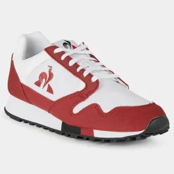 Le Coq Sportif Baskets|Baskets Manta Retro rouge/blanc