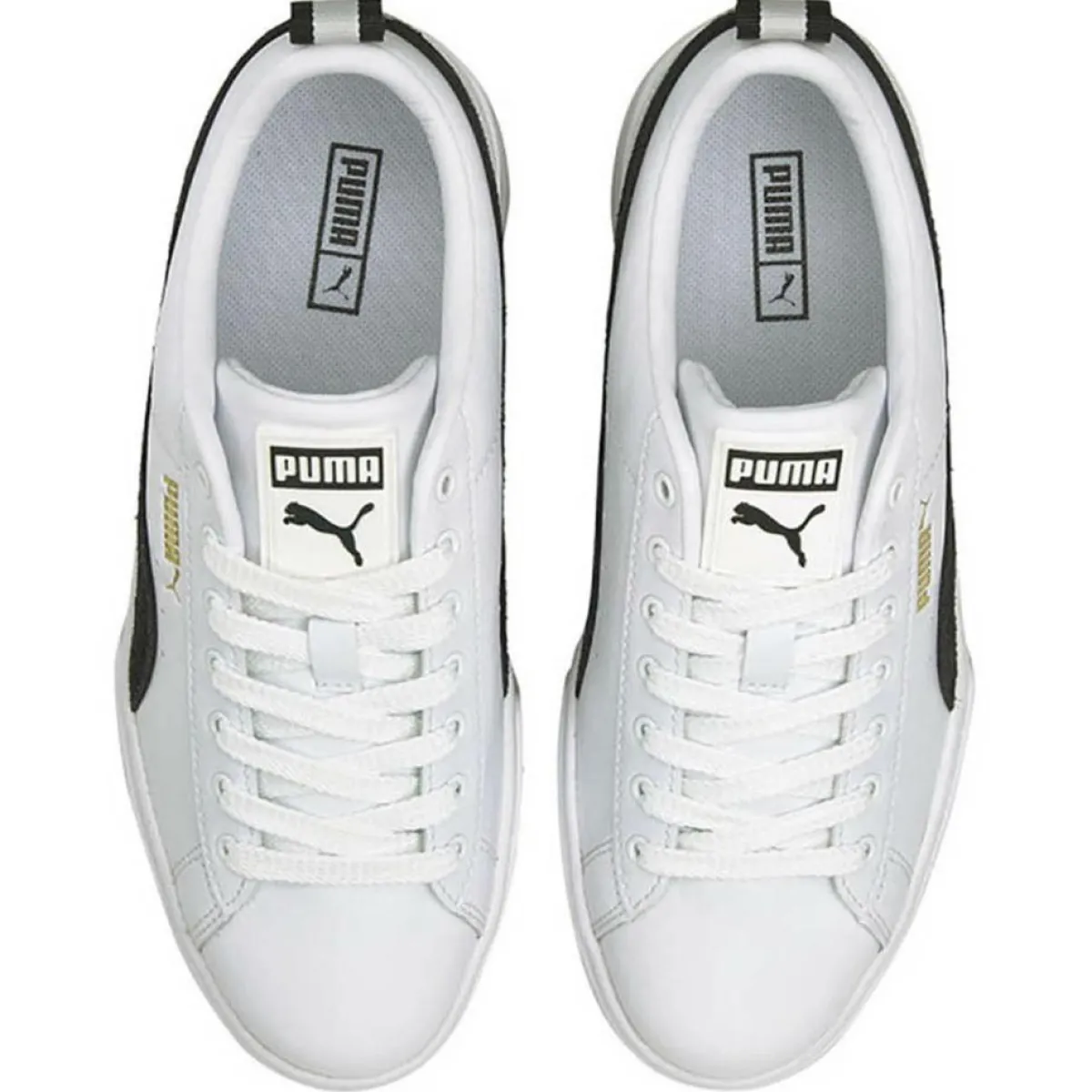 Puma Baskets|Baskets Mayze Leather blanc/noir
