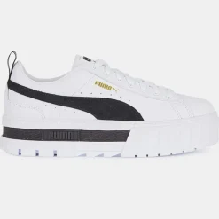 Puma Baskets|Baskets Mayze Leather blanc/noir