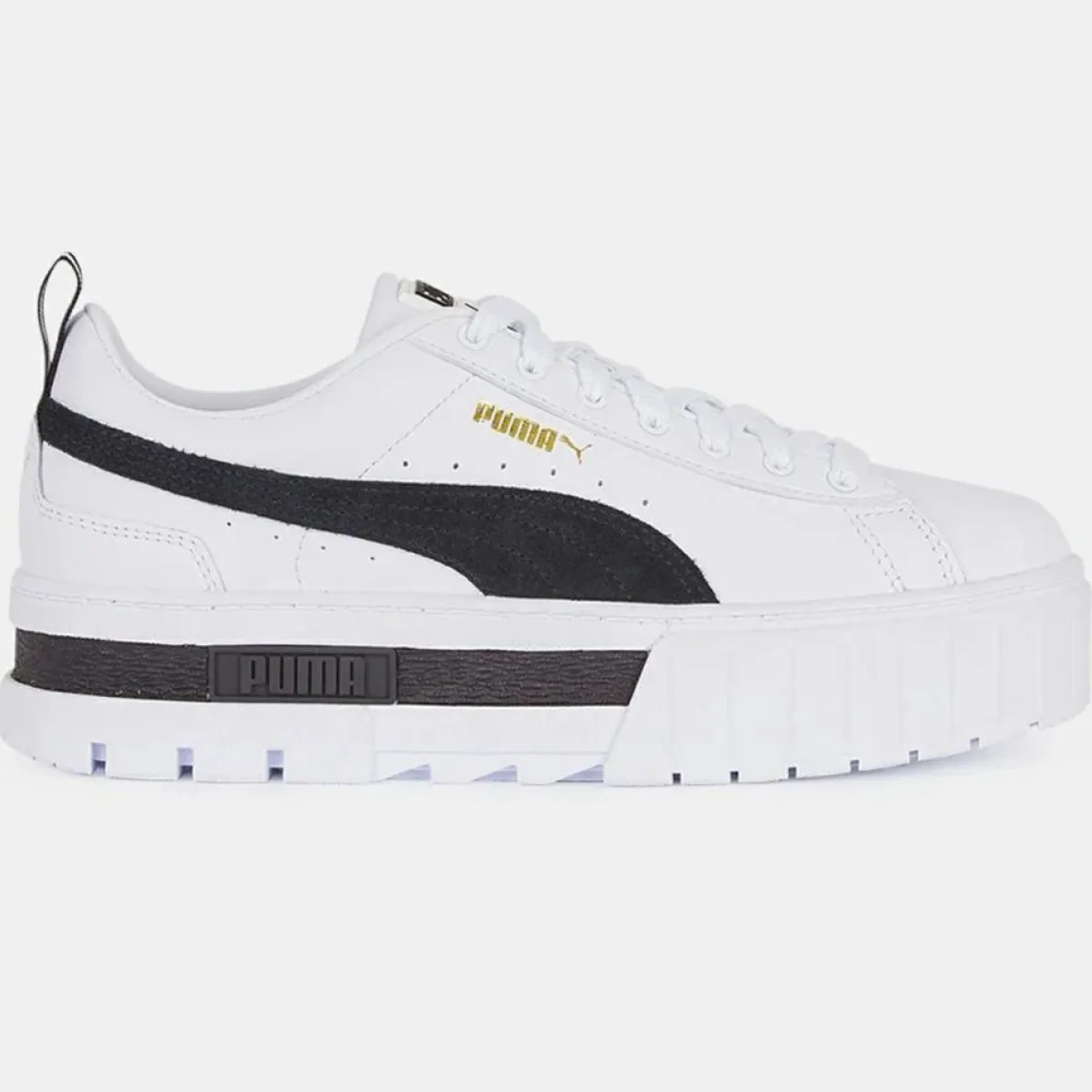 Puma Baskets|Baskets Mayze Leather blanc/noir