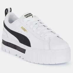 Puma Baskets|Baskets Mayze Leather blanc/noir