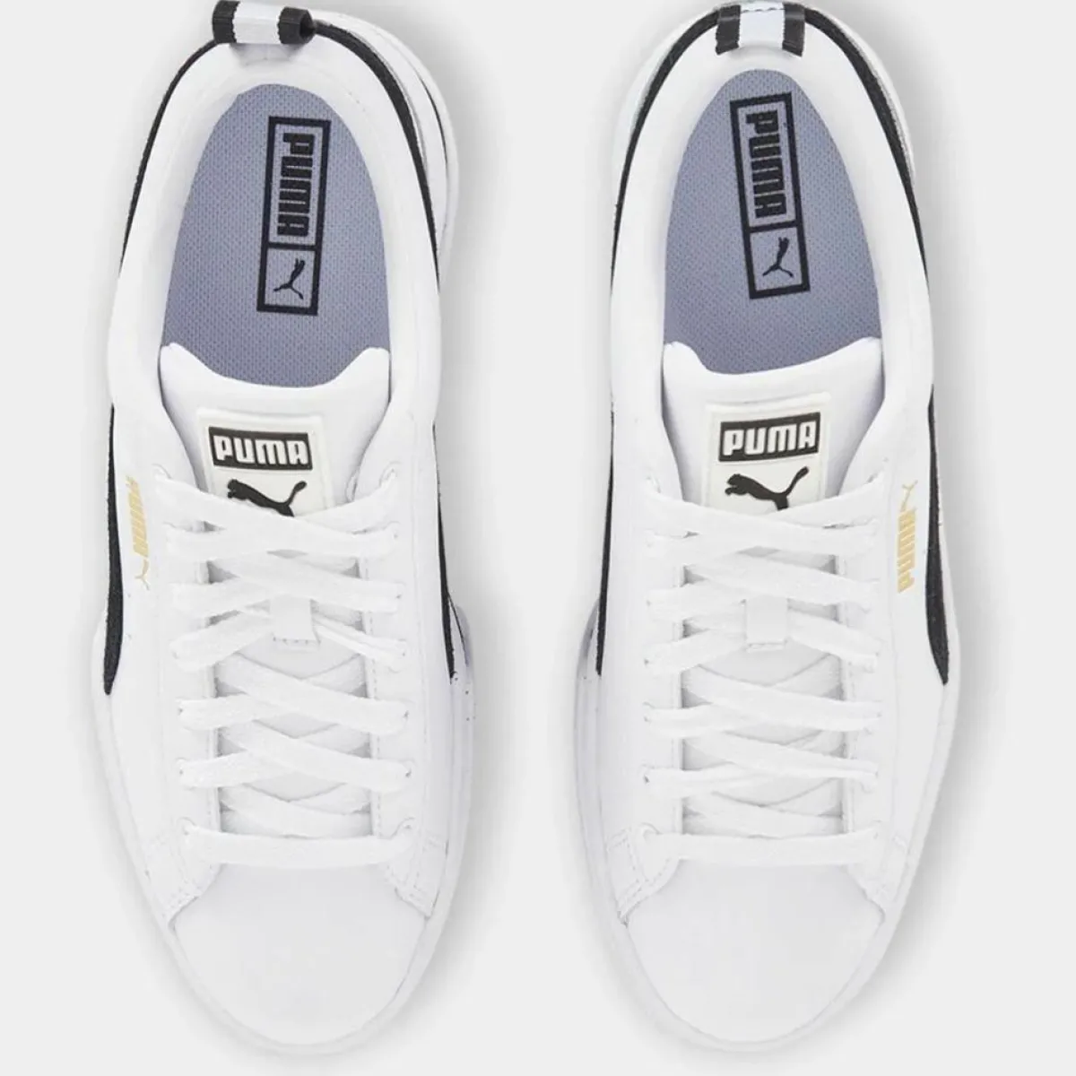 Puma Baskets|Baskets Mayze Leather blanc/noir