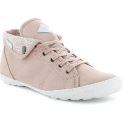 Palladium Baskets|Baskets montantes en Twill Gaetane rose clair