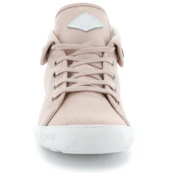 Palladium Baskets|Baskets montantes en Twill Gaetane rose clair