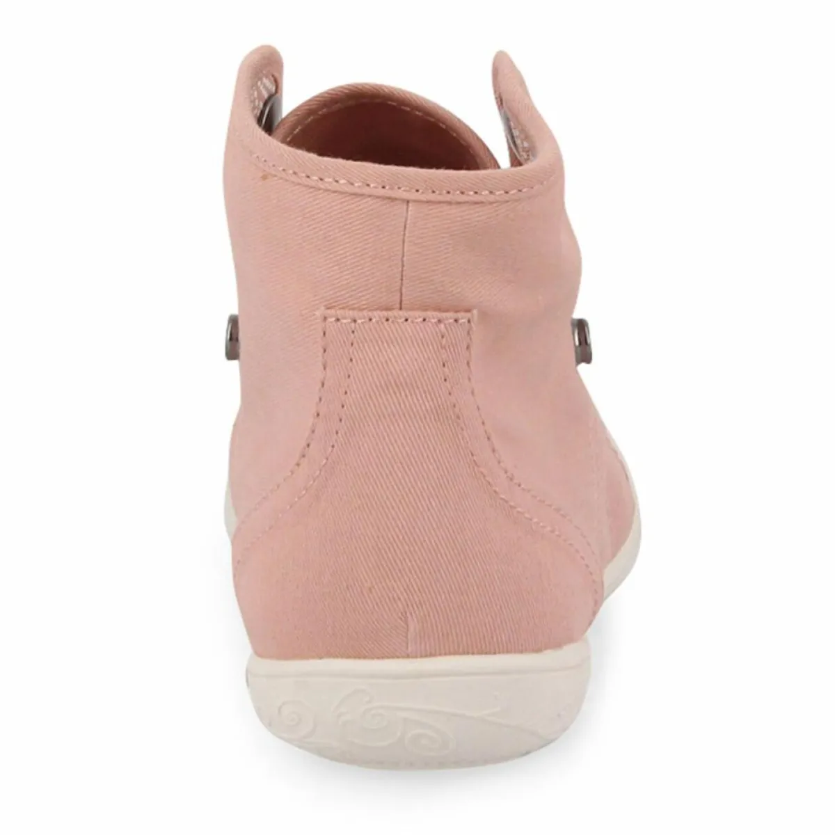 Palladium Baskets|Baskets montantes en Twill Gaetane rose clair
