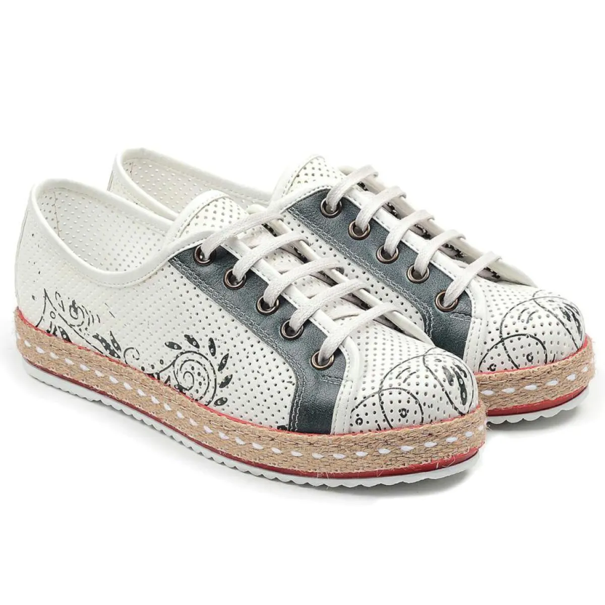 Goby Baskets|Baskets Nadelle multicolores