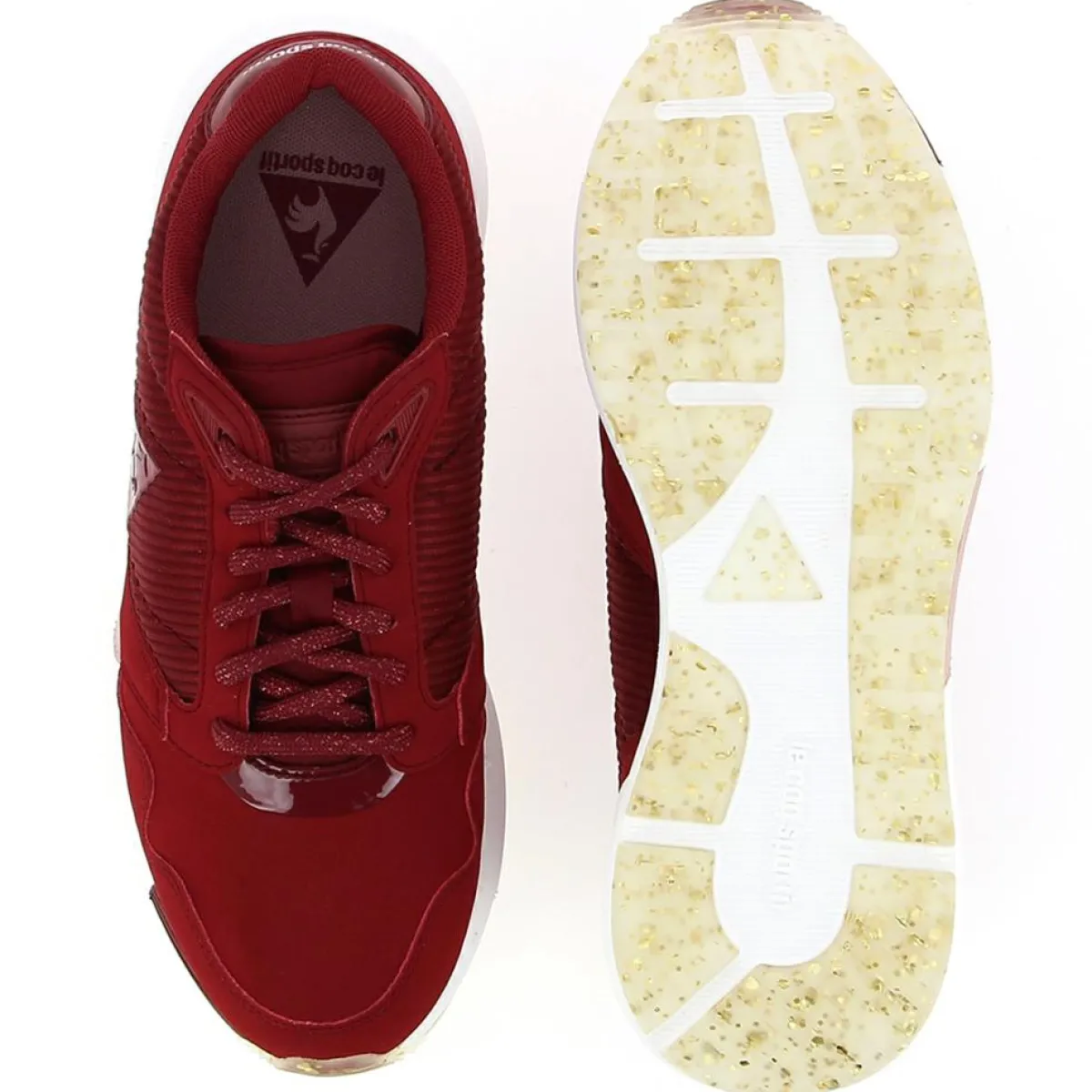 Le Coq Sportif Baskets|Baskets Omega X bordeaux