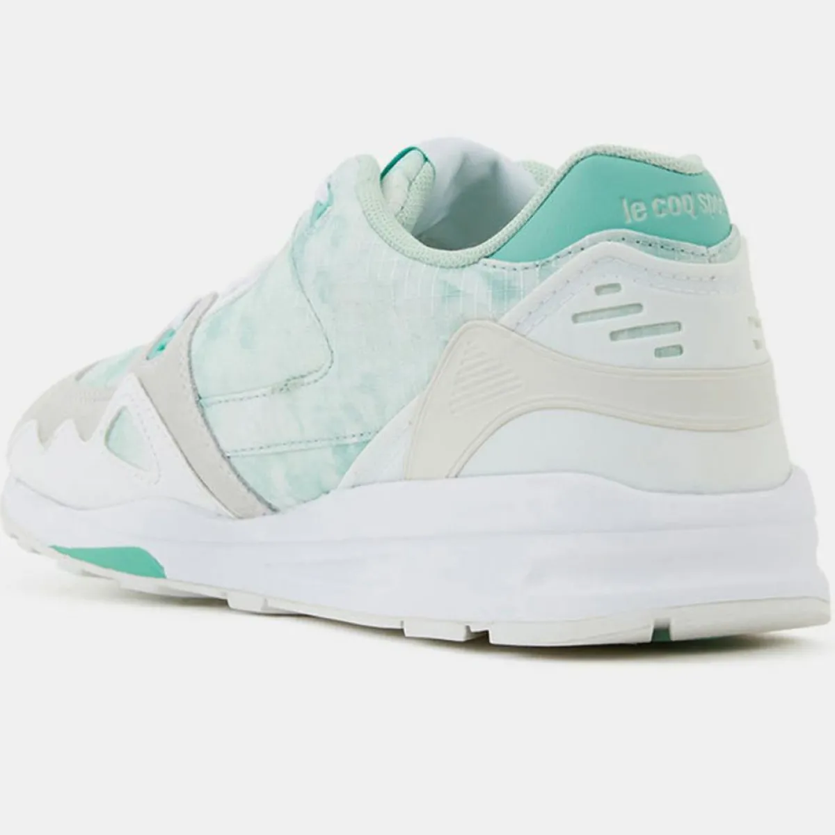 Le Coq Sportif Baskets|Baskets R1000 blanc/vert