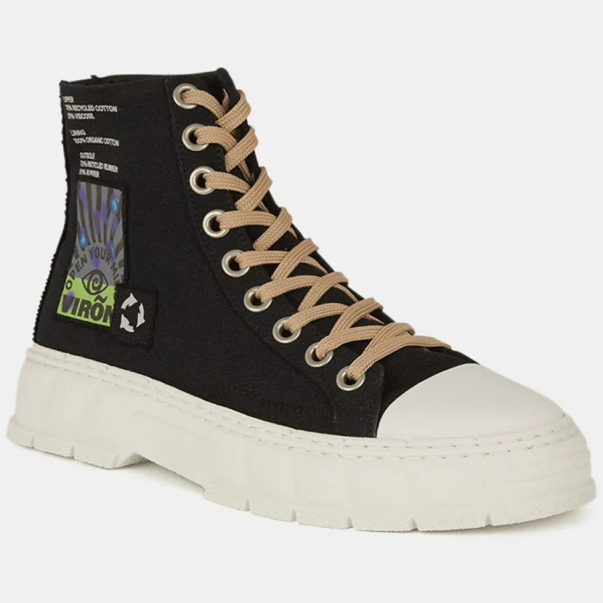 Viron Baskets|Baskets recyclées 1982 noires