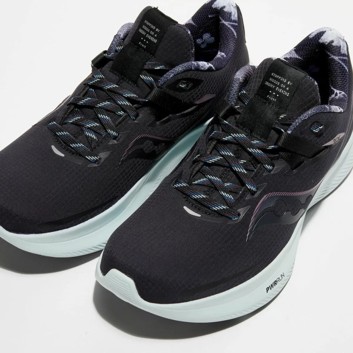 Saucony Baskets|Baskets Ride 15 Runshield noir/bleu