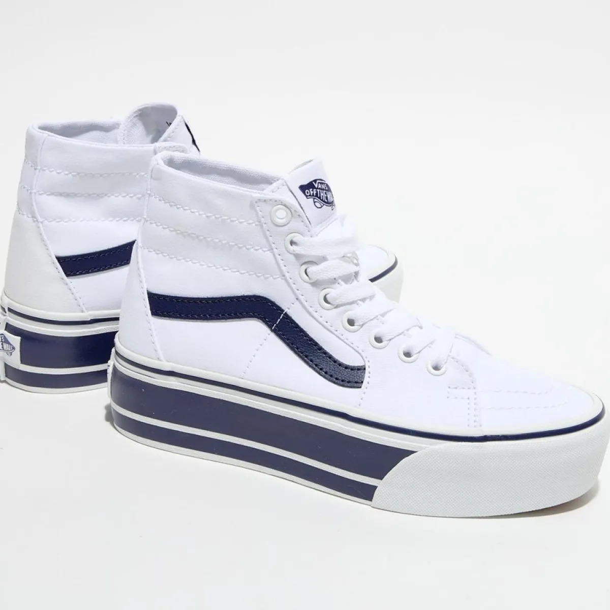 Vans Baskets|Baskets SK8-Hi Tapered blanc/bleu
