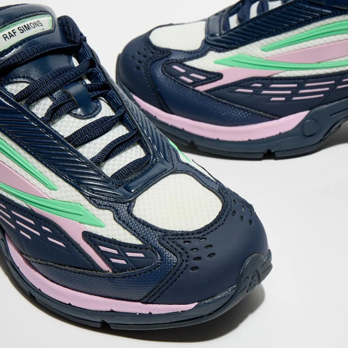 Raf Simons Baskets|Baskets Ultrasceptre bleu/vert