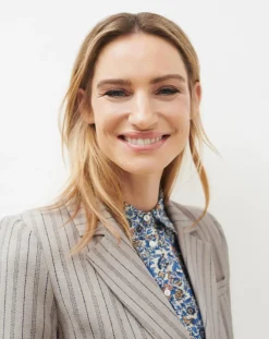 Caroll Vestes, Blousons|Blazer en Laine mélangée Juno beige