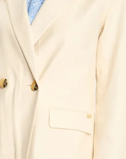 Scotch & Soda Vestes, Blousons|Blazer en Lin mélangé écru