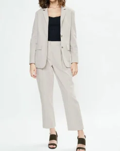 Yerse Vestes, Blousons|Blazer en Lin mélangé Marianne beige