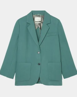 Marc O'Polo Vestes, Blousons|Blazer Oversize 2 boutons vert