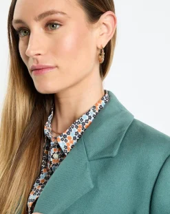Marc O'Polo Vestes, Blousons|Blazer Oversize 2 boutons vert