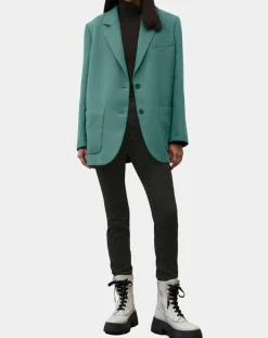Marc O'Polo Vestes, Blousons|Blazer Oversize 2 boutons vert