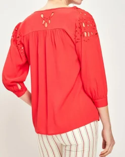 See u Soon Tops Et Blouses|Blouse Amirah rouge