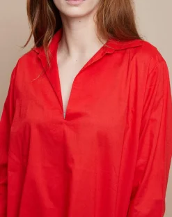 Mare di Latte Tops Et Blouses|Blouse Ariane rouge
