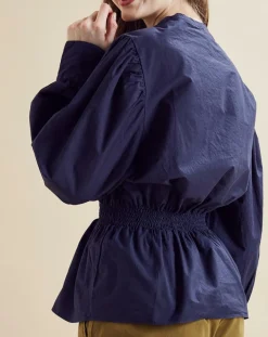 Chloé Stora Tops Et Blouses|Blouse Beirut bleu marine