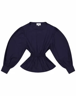 Chloé Stora Tops Et Blouses|Blouse Beirut bleu marine