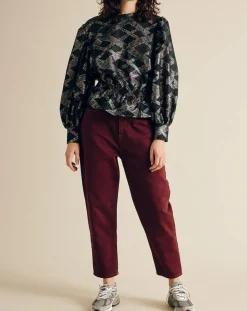 Chloé Stora Tops Et Blouses|Blouse Beirut imprimée noir/multicolore