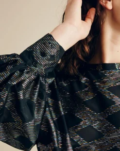 Chloé Stora Tops Et Blouses|Blouse Beirut imprimée noir/multicolore