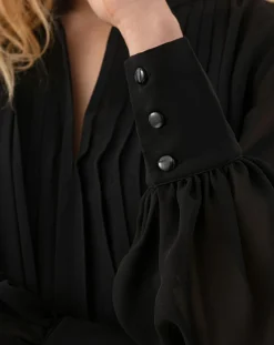 Indies Tops Et Blouses|Blouse Bobby noire