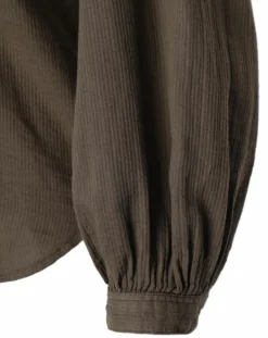 Hartford Tops Et Blouses|Blouse Charline fines rayures kaki