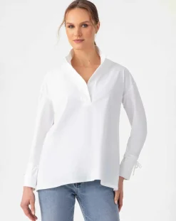 Indies Tops Et Blouses|Blouse Chrissy blanche