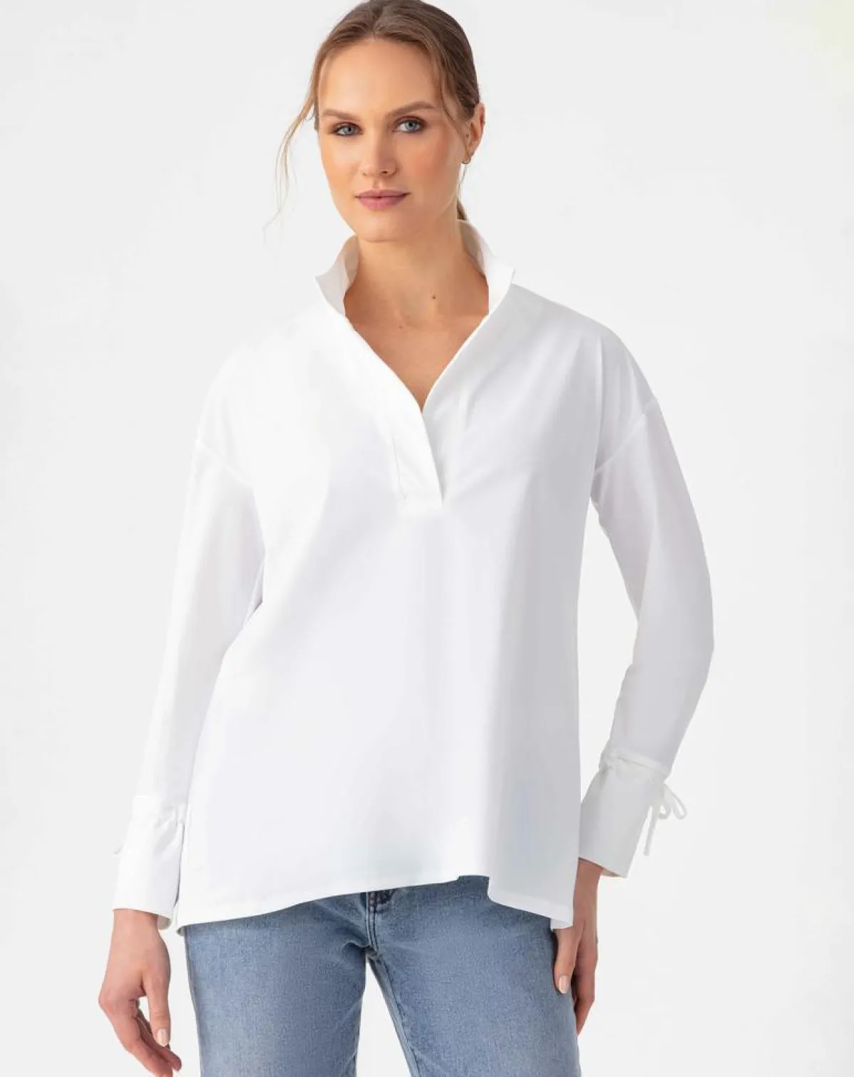Indies Tops Et Blouses|Blouse Chrissy blanche