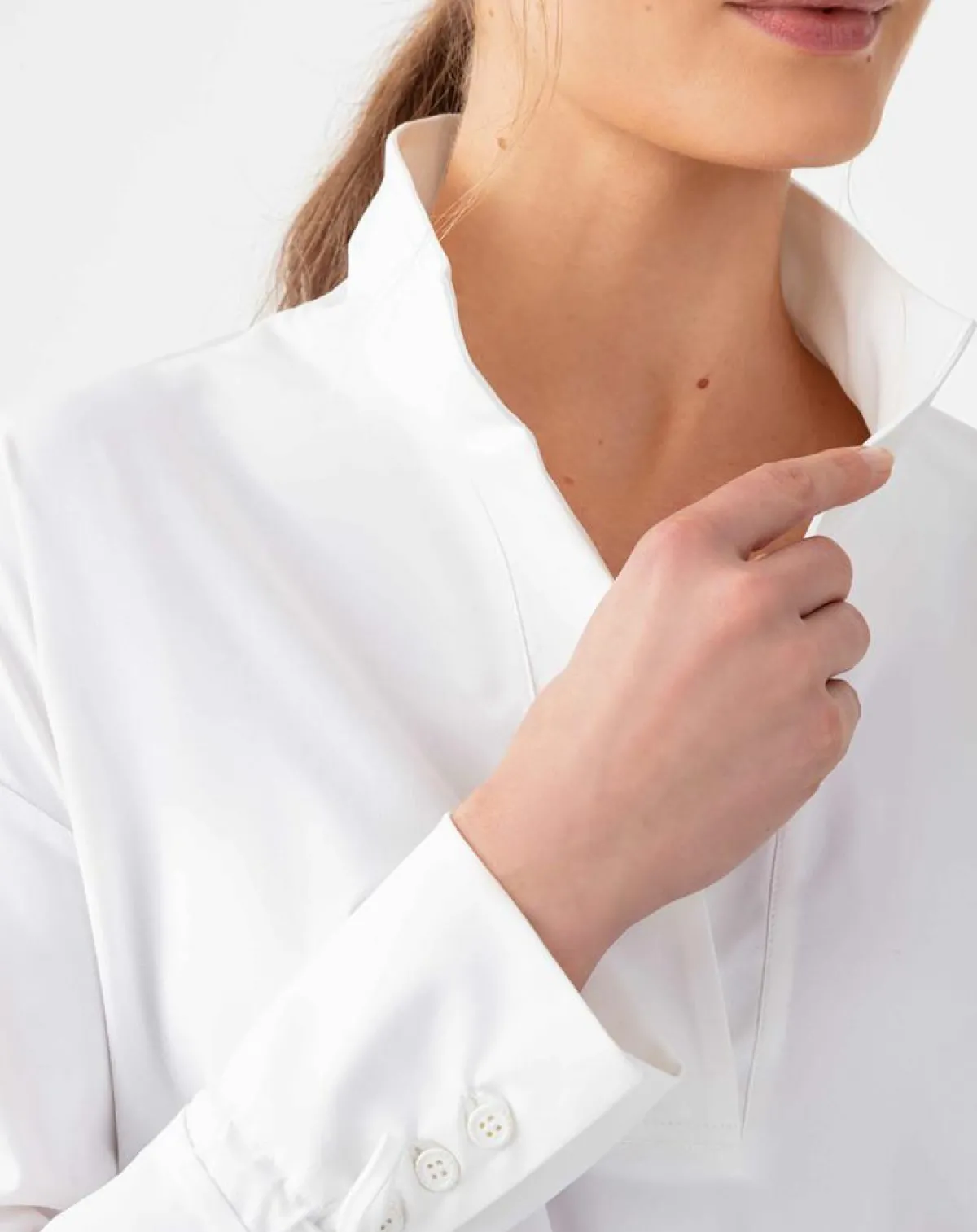 Indies Tops Et Blouses|Blouse Chrissy blanche