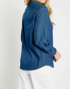 Lauren Vidal Tops Et Blouses|Blouse Coleen denim