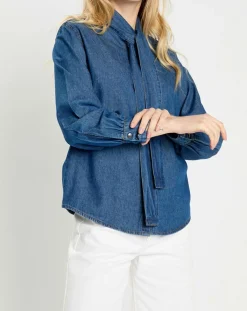 Lauren Vidal Tops Et Blouses|Blouse Coleen denim