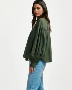 Bellerose Tops Et Blouses|Blouse Diana olive night