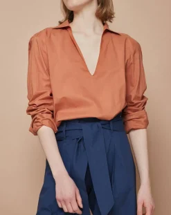 Mare di Latte Tops Et Blouses|Blouse Dodo orange
