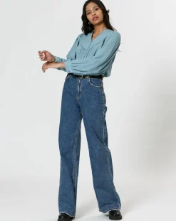 The Korner Tops Et Blouses|Blouse Elena bleue