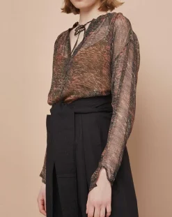Mare di Latte Tops Et Blouses|Blouse Elene granit cumin